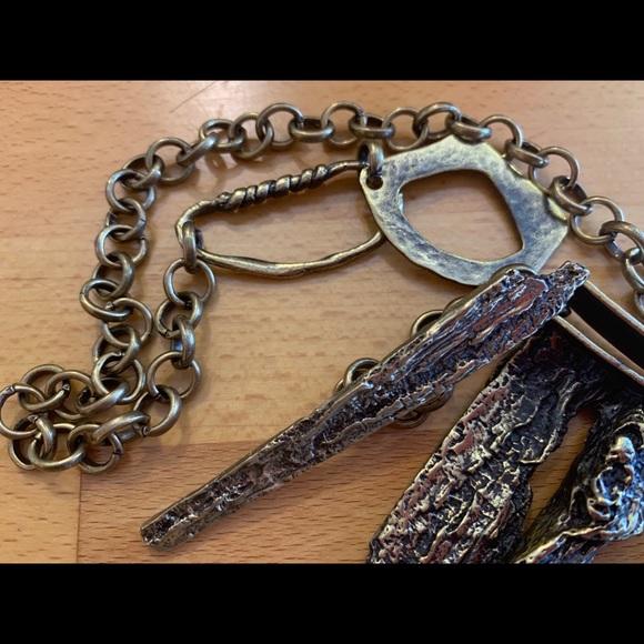 Vintage Brutalist / Modernist Necklace - Picture 10 of 11